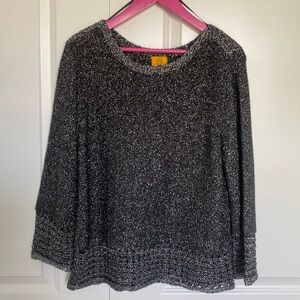 Black‎ and Silver Sweater